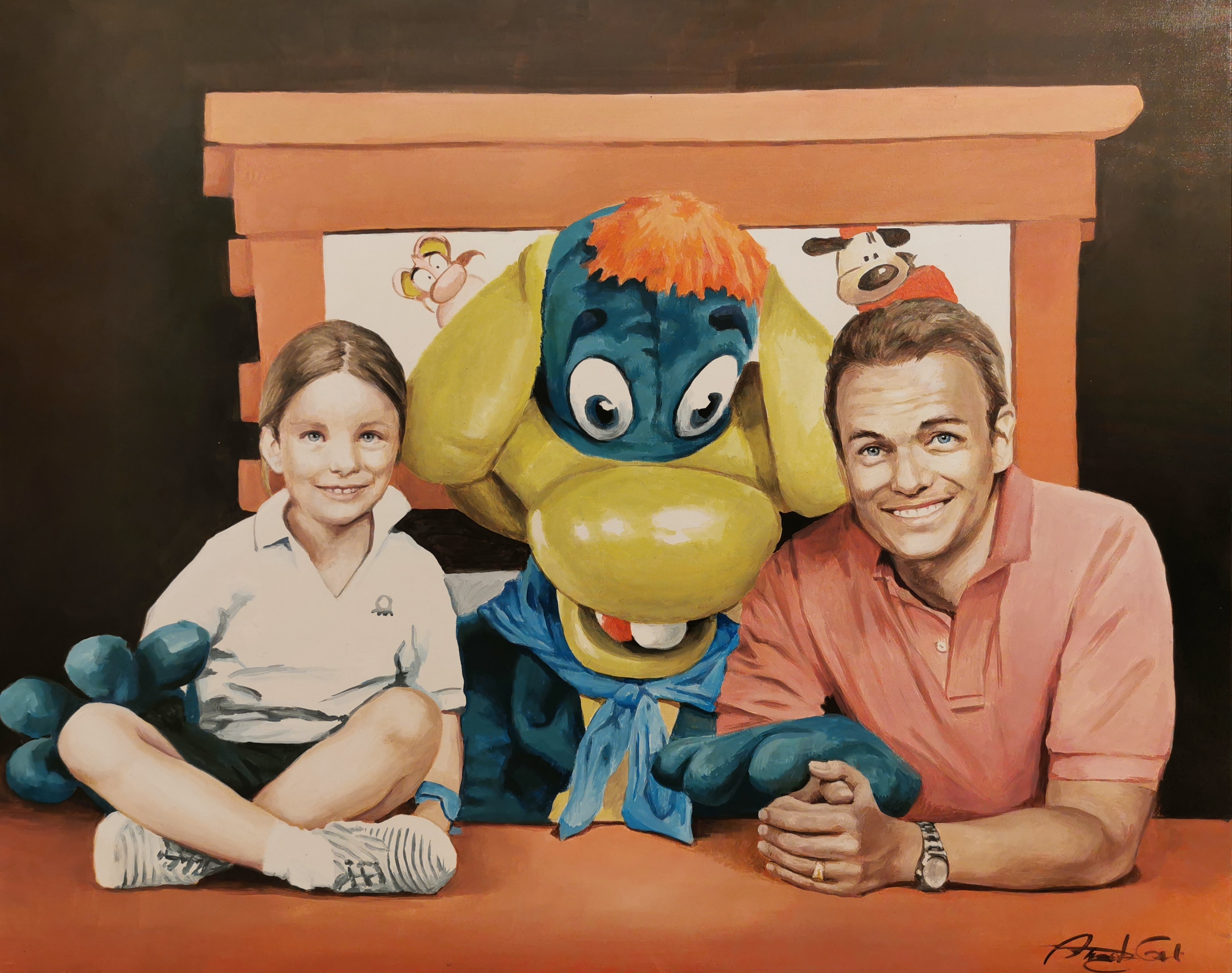 Guido e Lavinia Margherita Fineschi Sergardi con Prezzemolo - Gardaland 2015